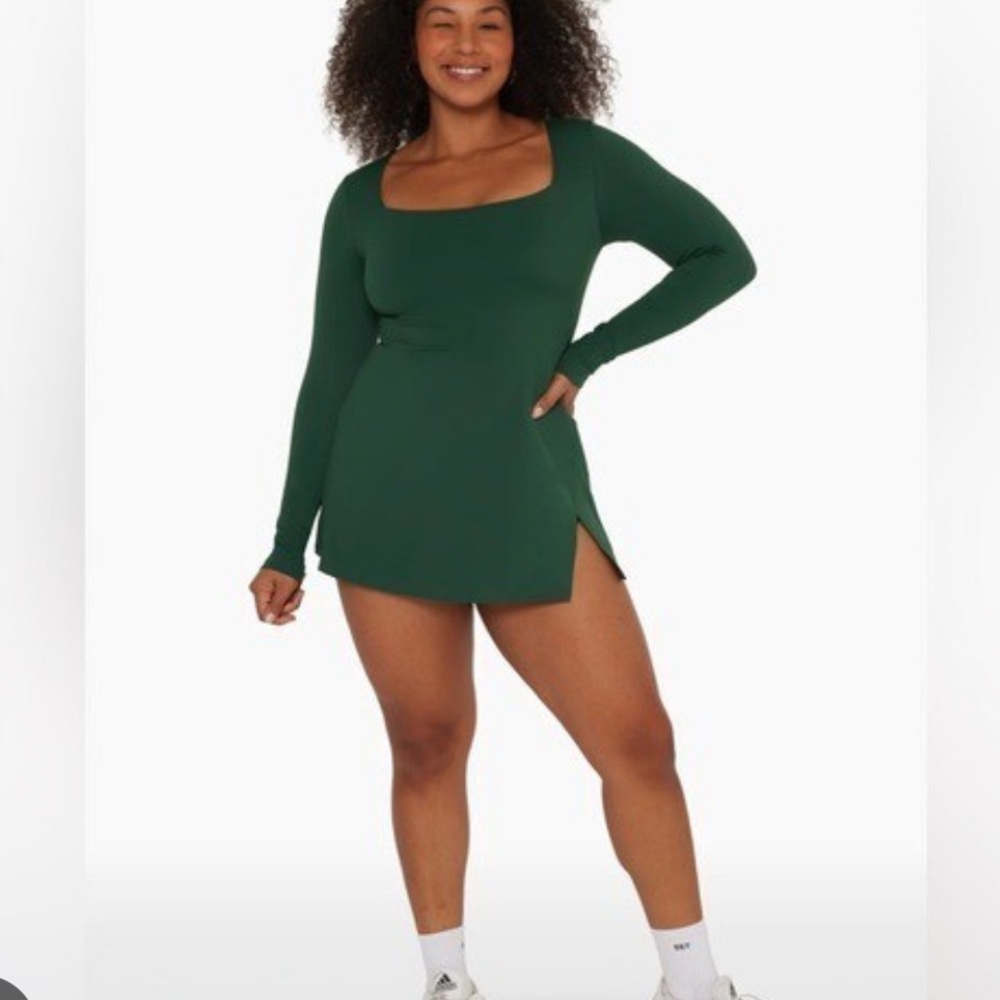 SET Active Elegant Black Long Sleeve Dress - Picture 6 of 6
